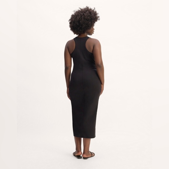 Everlane The Form Racerback Dress in Black size small new - Picture 5 of 11